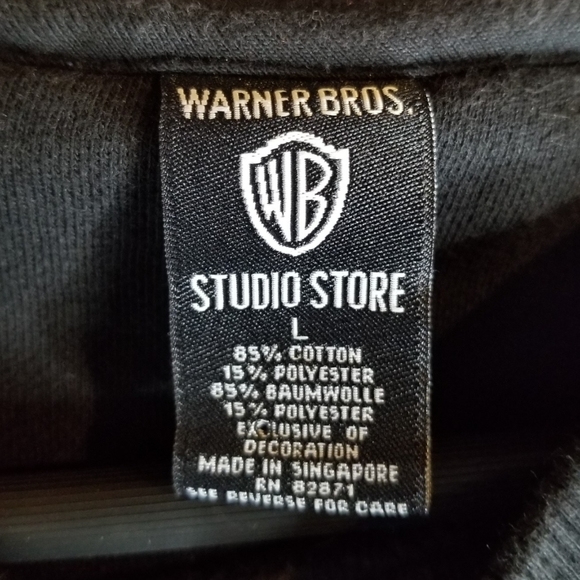 Vintage Warner Brothers Studio Store Looney Tunes Sweatshirt Sz L 1997 Black - Picture 5 of 10